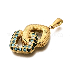 304 Stainless Steel Pendants&nbsp;STAS-Q360-07A-G