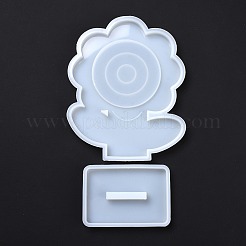 DIY Flower Shape Desk Mirror Frame Silicone Molds&nbsp;DIY-E043-01