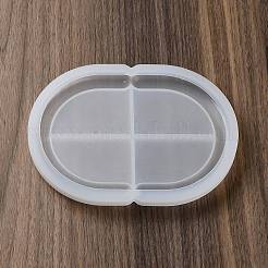 DIYディスプレイトレイシリコンモールド  レジン型  オーバル  115x165x16.5mm&nbsp;LS-DIY-G086-10E