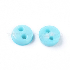 Nylon Tiny Button&nbsp;BUTT-WH0014-28B