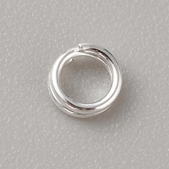 925 Sterling Silver Split Rings&nbsp;STER-WH0011-28S-03