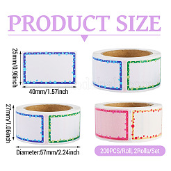2Rolls Adhesive Labels Picture Stickers&nbsp;DIY-TA0014-51A