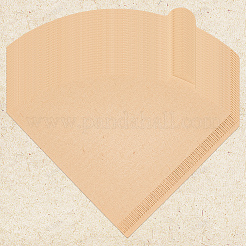 100個の紙コーヒーフィルター  ファン  モカシン  120x110x0.3mm&nbsp;FIND-WH20007-39A