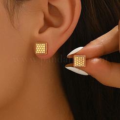 Brass Stud Earrings&nbsp;XM8564-4