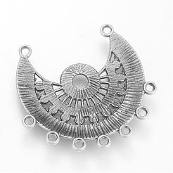 Tibetan Style Alloy Link Rhinestone & Tray Settings&nbsp;TIBE-S302-27AS-LF