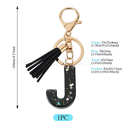 1Pc Resin Letter Keychains&nbsp;KEYC-TADJ0001-09J