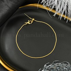 Brass Box Chain Bracelets for Women&nbsp;BJEW-G735-15G-01