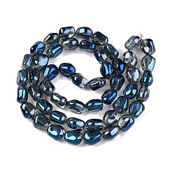 Electroplate Glass Beads Strands&nbsp;EGLA-T021-08J