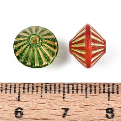 Bicone Glass Beads&nbsp;GLAA-T025-36M