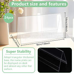 Name Plastic Table Top Display Stand&nbsp;ODIS-WH0070-86C