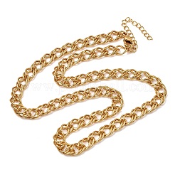 6.5MM 304 Stainless Steel Double Link Chain Necklaces for Women Men&nbsp;SA-CBA37BC-22G