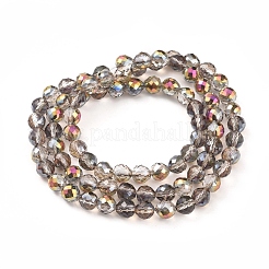 Electroplate Glass Beads Strands&nbsp;EGLA-L018-A-HP03