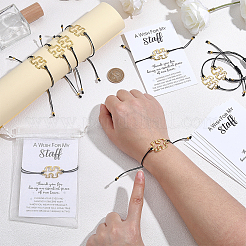 Waxed Cotton Cord Bracelets&nbsp;BJEW-PH02023
