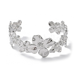 304 Stainless Steel Cuff Bangles for Women&nbsp;BJEW-Z078-10P