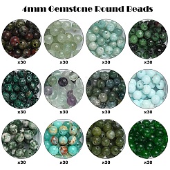 DIY Round Natural Gemstone Beads Bracelets Making Kits&nbsp;DIY-YW0011-84