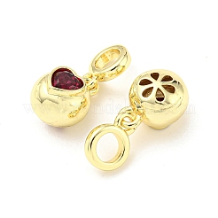 Brass with Cubic Zirconia Pendants&nbsp;FIND-Z023-20C