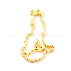 Alloy Open Back Bezel Pendants&nbsp;FIND-B005-11G