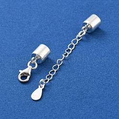 925 Sterling Silver Curb Chain Extender&nbsp;STER-G039-02D-S