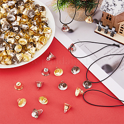 200Pcs 2 Colors Alloy Bell Pendants&nbsp;FIND-FH0008-15