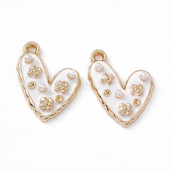 Alloy Enamel Pendants&nbsp;PALLOY-P287-14LG-04
