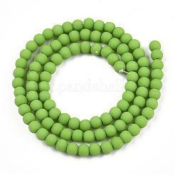 Opaque Glass Beads Strands&nbsp;GLAA-T032-P4mm-MD06