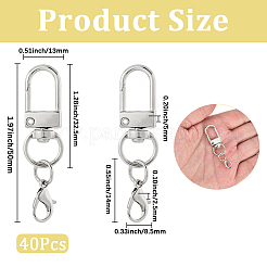 40Pcs Zinc Alloy Swivel Clasps&nbsp;FIND-SP0004-28P