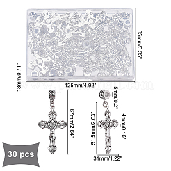 Tibetan Style Alloy European European Dangle Charms&nbsp;FIND-CA0002-56