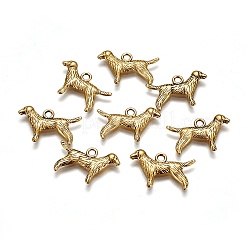 Tibetan Style Alloy Puppy Pendants&nbsp;GLF9881Y