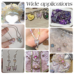 Alloy Resin & Glass Pendants & Chandelier Component Links Findings Kits&nbsp;DIY-PH0034-78
