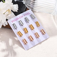 304 Stainless Steel Stud Earrings&nbsp;EJEW-C099-21M