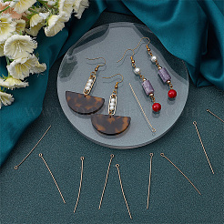 100Pcs 2 Colors Brass Eye Pins&nbsp;KK-BBC0020-58