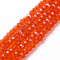 Electroplate Glass Beads Strands&nbsp;EGLA-T025-01A