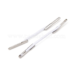弾性有刺鉄線  ステンレス鋼パーツ  指輪固定用  ホワイト  44~46x1mm&nbsp;FIND-Q086-E-02