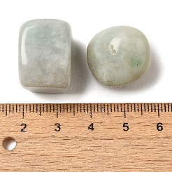 天然ミャンマー翡翠 ビルマ翡翠ビーズ  穴がない  ナゲット  タンブルストーン  花瓶フィラーの宝石  15~25x17~25x12~16mm  約69個/1000g&nbsp;G-O029-08U