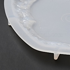 Diyカップマットシリコンモールド  レジン型  UVレジン用  エポキシ樹脂工芸品作り  丸い模様  119.5~127x120~127.5x9mm  4個/セット&nbsp;DIY-I110-02A