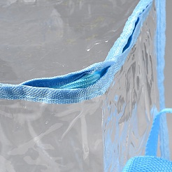 PVC製本収納ボックス  長方形  ディープスカイブルー  380x240x320mm&nbsp;AJEW-WH0796-56B-04