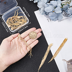 10Pcs Brass Chain Tassel Big Pendants&nbsp;KK-BBC0009-92