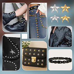 400Pcs 2 Colors Alloy Rivet&nbsp;DIY-OC0014-08
