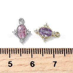 Brass Rhinestone Pendants&nbsp;KK-D003-01