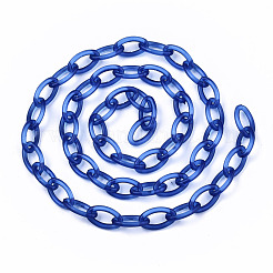 Handmade Transparent ABS Plastic Cable Chains&nbsp;X-KY-S166-001A