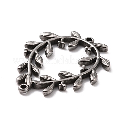 変色しない304ステンレススチールリンクコネクター  ブランチ  ステンレス鋼色  28.5x23x2mm  穴：1.2mm&nbsp;LS-STAS-B024-94P