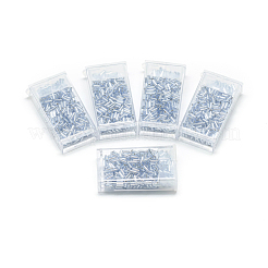 Mgb松野ガラスビーズ  日本のバグルビーズ  シルバーライニングガラス丸穴ビーズ  紺碧  4.5x1.8mm  穴：0.5mm  約340個/箱  正味重量：約10g /箱&nbsp;SEED-R035C-42RR