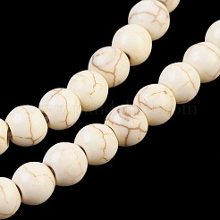 Synthetic Turquoise Beads Strands&nbsp;TURQ-G106-6mm-02Q