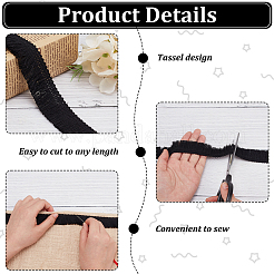 25M Polyester Tassel Ribbon&nbsp;OCOR-WH0091-27C