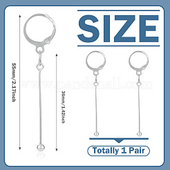 Brass Leverback Earring Findings&nbsp;EJEW-TAC00034