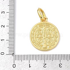 Brass Micro Pave Cubic Zirconia Pendants&nbsp;KK-A241-04G