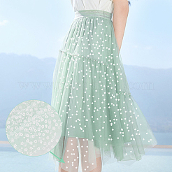 Flower Polyester Mesh Tulle Fabric&nbsp;DIY-WH0410-85