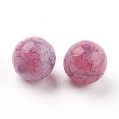 Crackle Acrylic Beads&nbsp;MACR-E025-20D-12mm