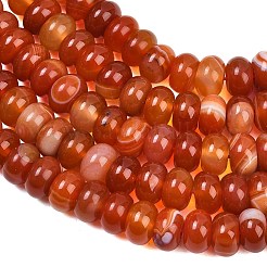 Natural Red Agate Beads Strands&nbsp;GG-CBAD029-B02-5x8mm