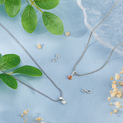 4Pcs 925 Sterling Silver Ice Pick Pinch Bails&nbsp;FIND-HS0002-08A